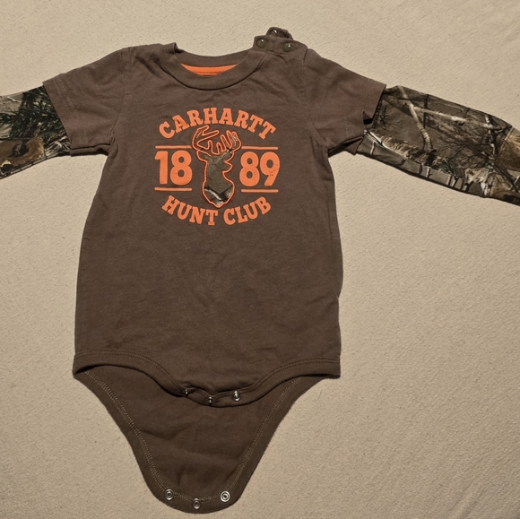 Carhartt Camo One Piece Outfit. 18 Month. Snap Closure. - Picture 1 of 7
